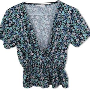 Pull&Bear Women's Floral Blouse